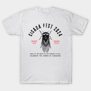 Cicada Fest 2024 Brood XIX and XIII Emergence T-Shirt